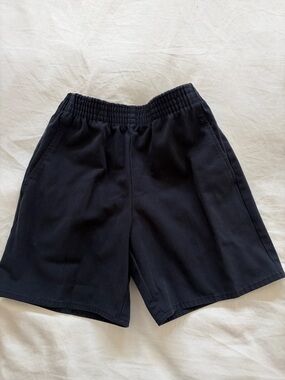Kids Elastic-Waist Navy Shorts (2 pairs)